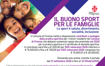 Buono dello sport 2026 – Comune di Firenze